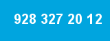 928 327 20 12 928 327 20 12